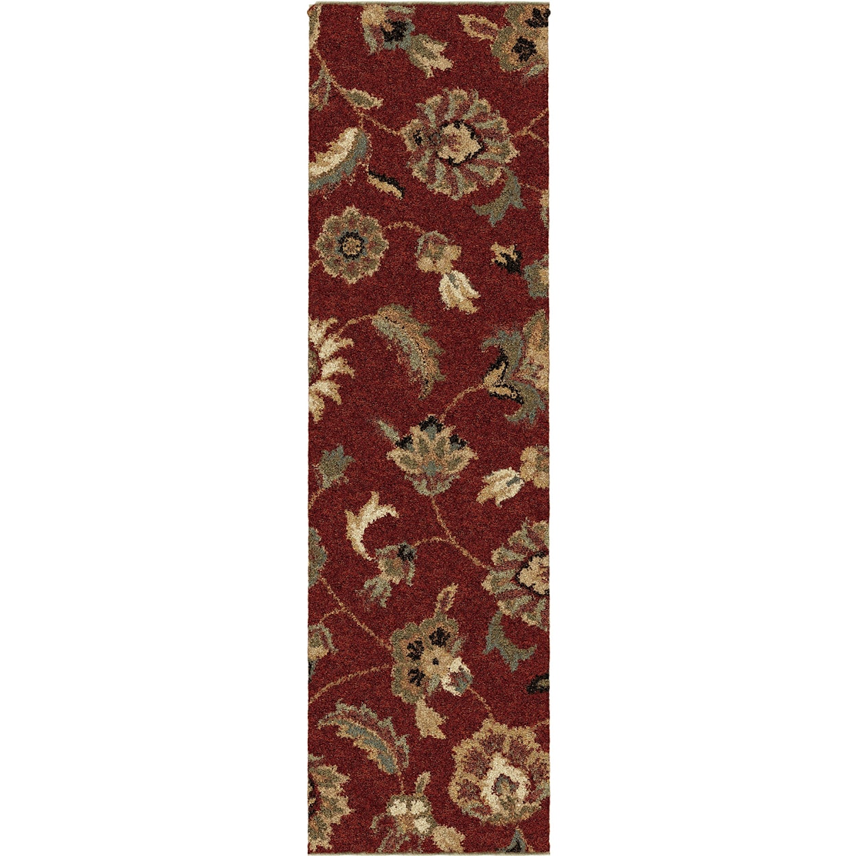 Orian Rugs Wild Weave London Rouge 2'3" x 8' Rug