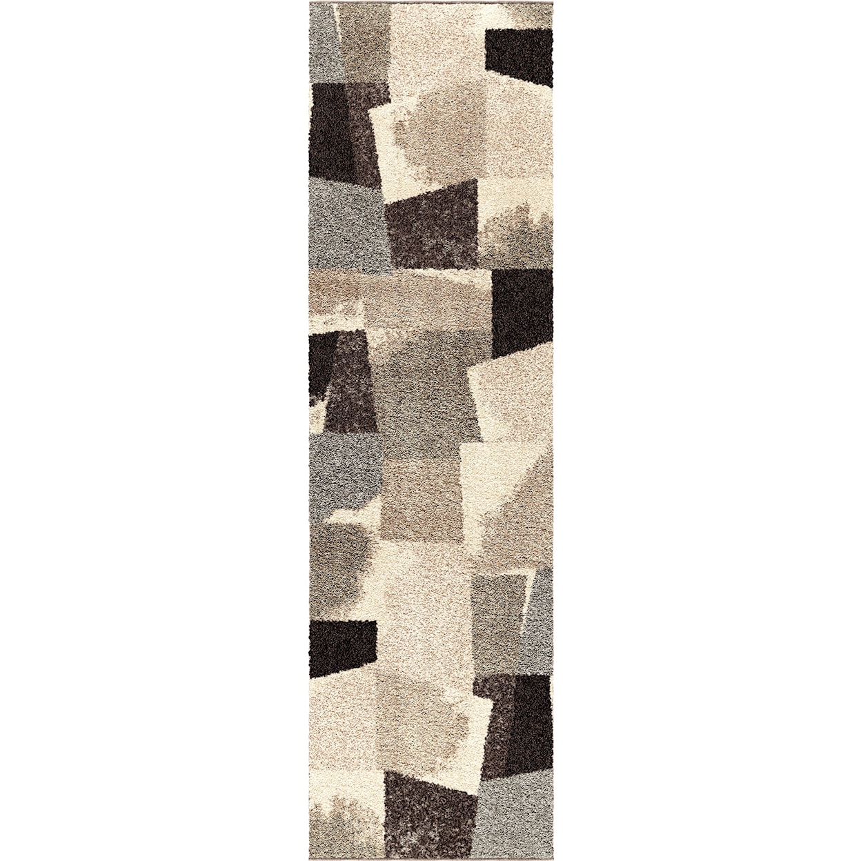 Orian Rugs Wild Weave Rampart Slate 2'3" x 8' Rug