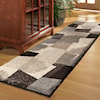 Orian Rugs Wild Weave Rampart Slate 2'3" x 8' Rug