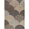 Orian Rugs Wild Weave Oystershell Seal Black 7'10" x 10'10" Rug
