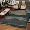 Orian Rugs Wild Weave Canyon Steel Blue 9' x 13' Rug