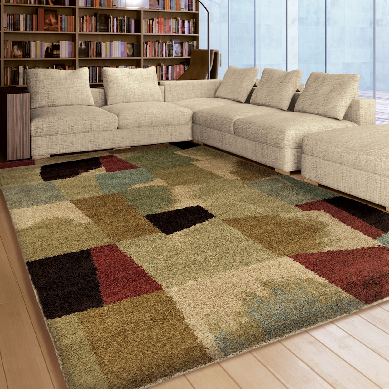 Orian Rugs Wild Weave Rampart Bisque 5'3" x 7'6" Rug