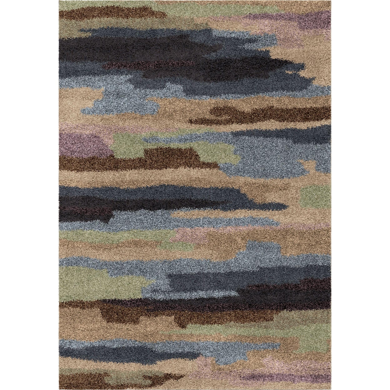 Orian Rugs Wild Weave Pickard Rainbow 5'3" x 7'6" Rug