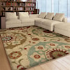 Orian Rugs Wild Weave Suzi Circles Bisque 5'3" x 7'6" Rug