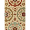 Orian Rugs Wild Weave Suzi Circles Bisque 7'10" x 10'10" Rug