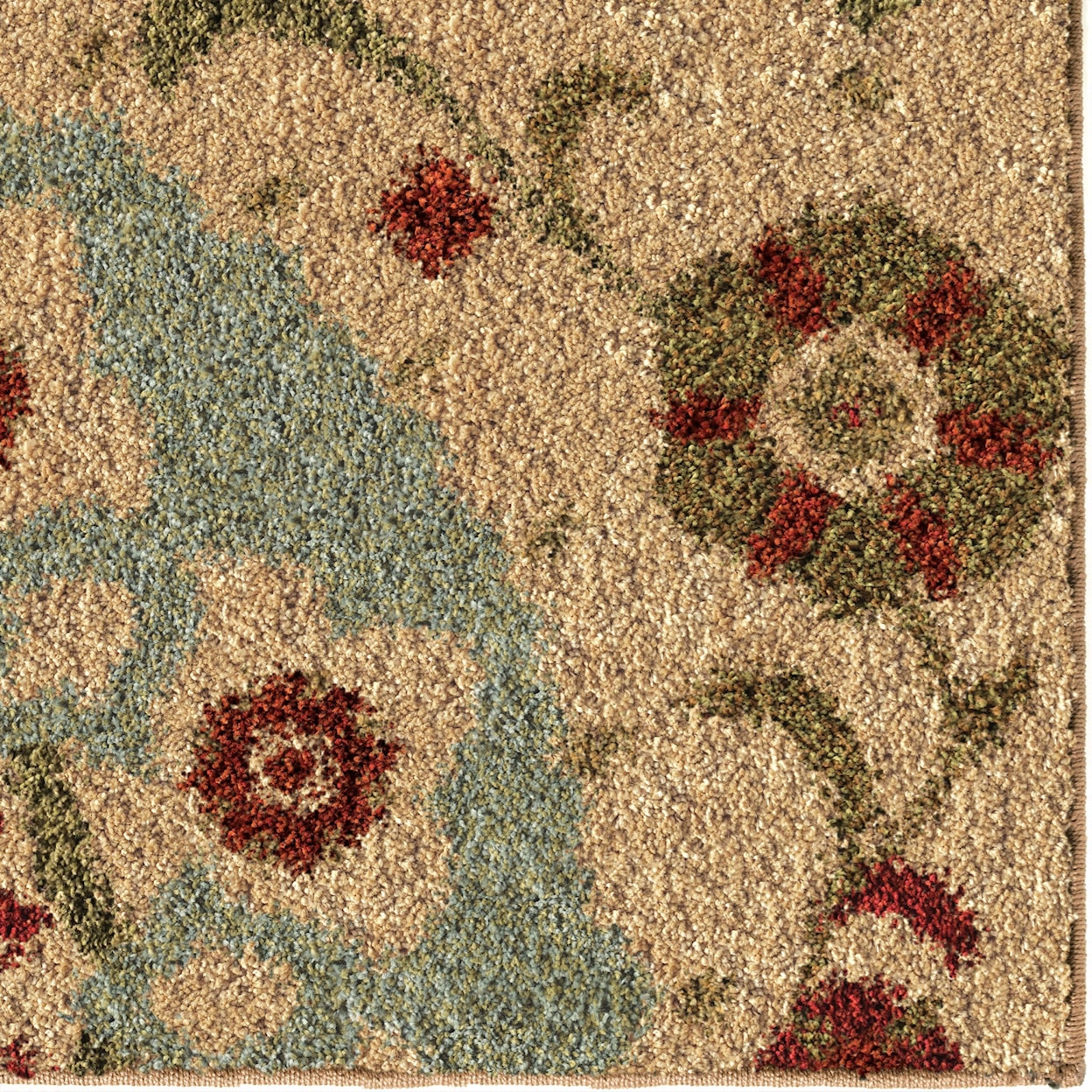 Orian Rugs Wild Weave Suzi Circles Bisque 7'10" x 10'10" Rug