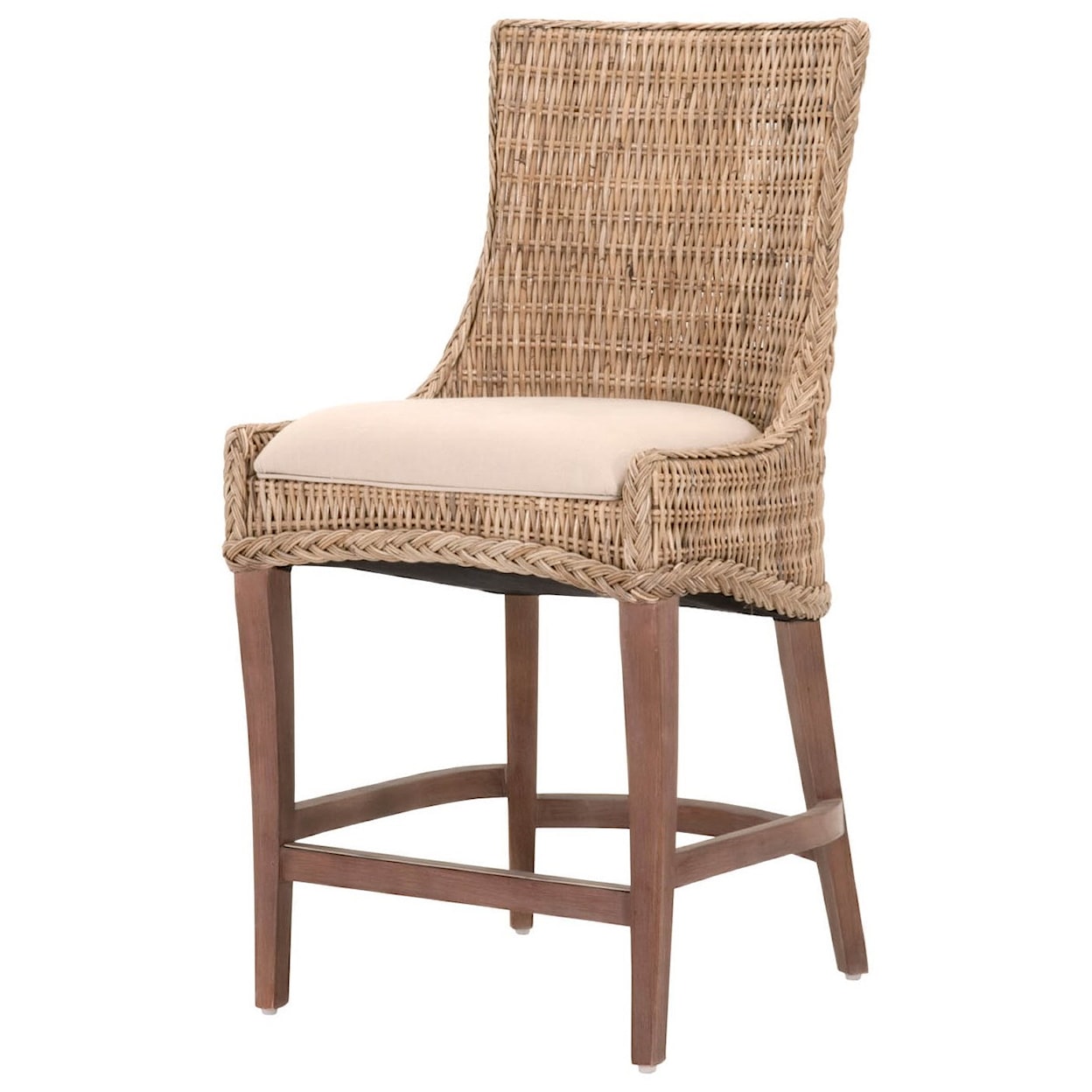 Essentials for Living Woven Greco Counter Stool