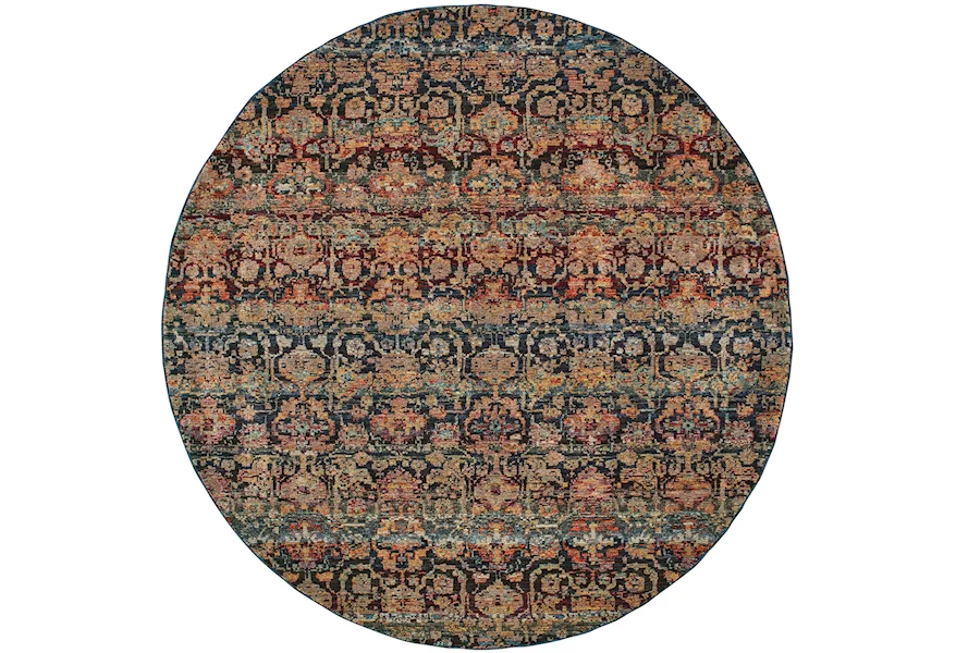 Andorra 7'10" Round Rug by Oriental Weavers at Novello Home Furnishings