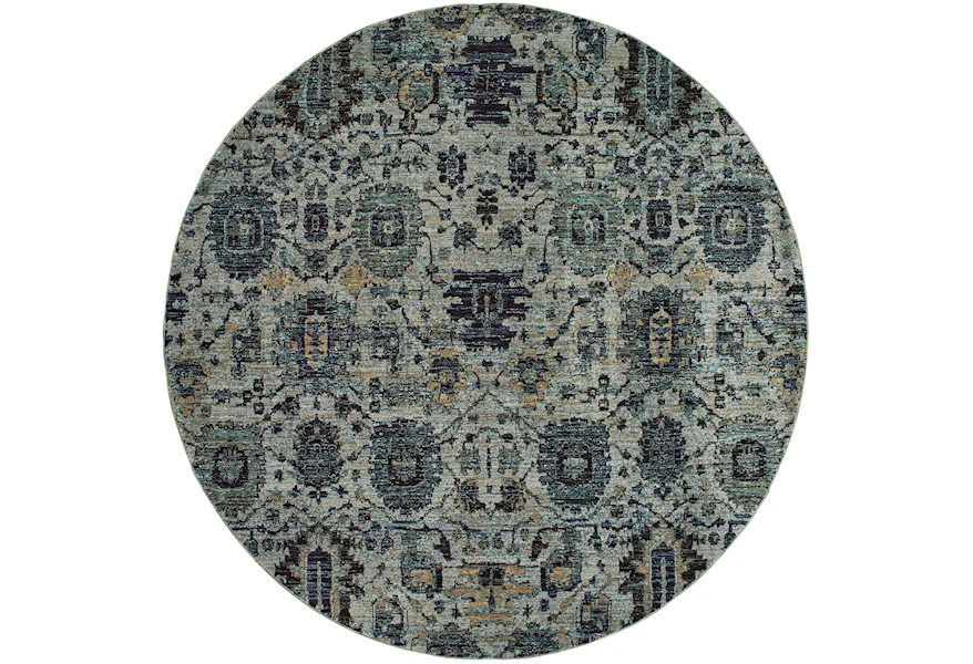 Andorra 7'10" Round Rug by Oriental Weavers at Sheely's Furniture & Appliance