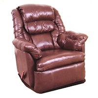 100% Leather Wall Recliner with Coil Seating