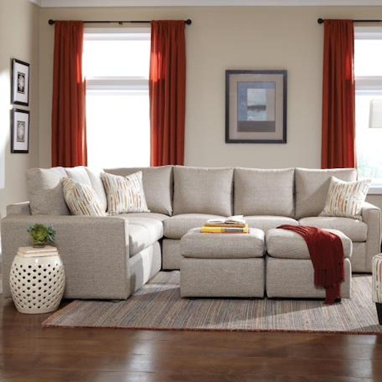 Overnight Sofa 26 Frame Casual Sectional