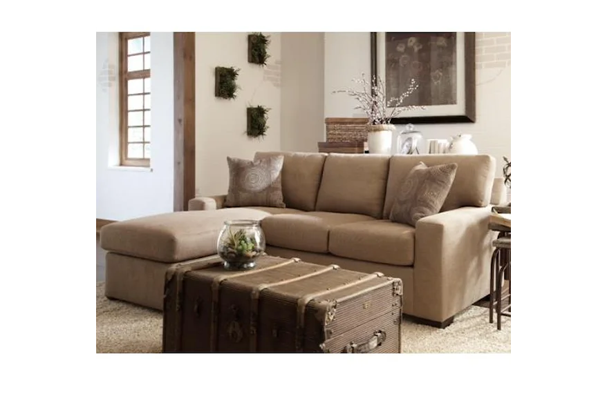 51 Frame Casual Queen Sleeper Chaise by Warehouse M at Pilgrim Furniture City