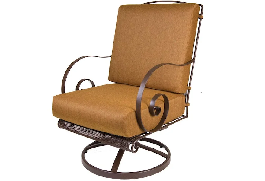 Avalon Swivel Rocker Lounge Chair by O.W. Lee at Conlin's Furniture
