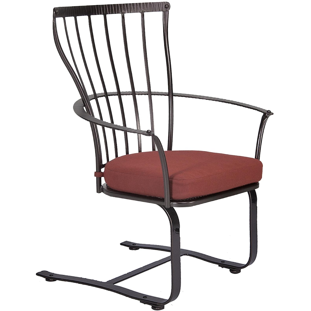 O.W. Lee Monterra  Spring Base Dining Arm Chair