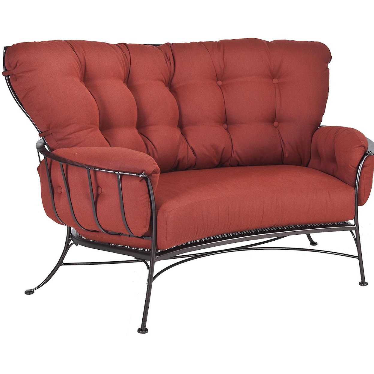 O.W. Lee Monterra  Crescent Love Seat