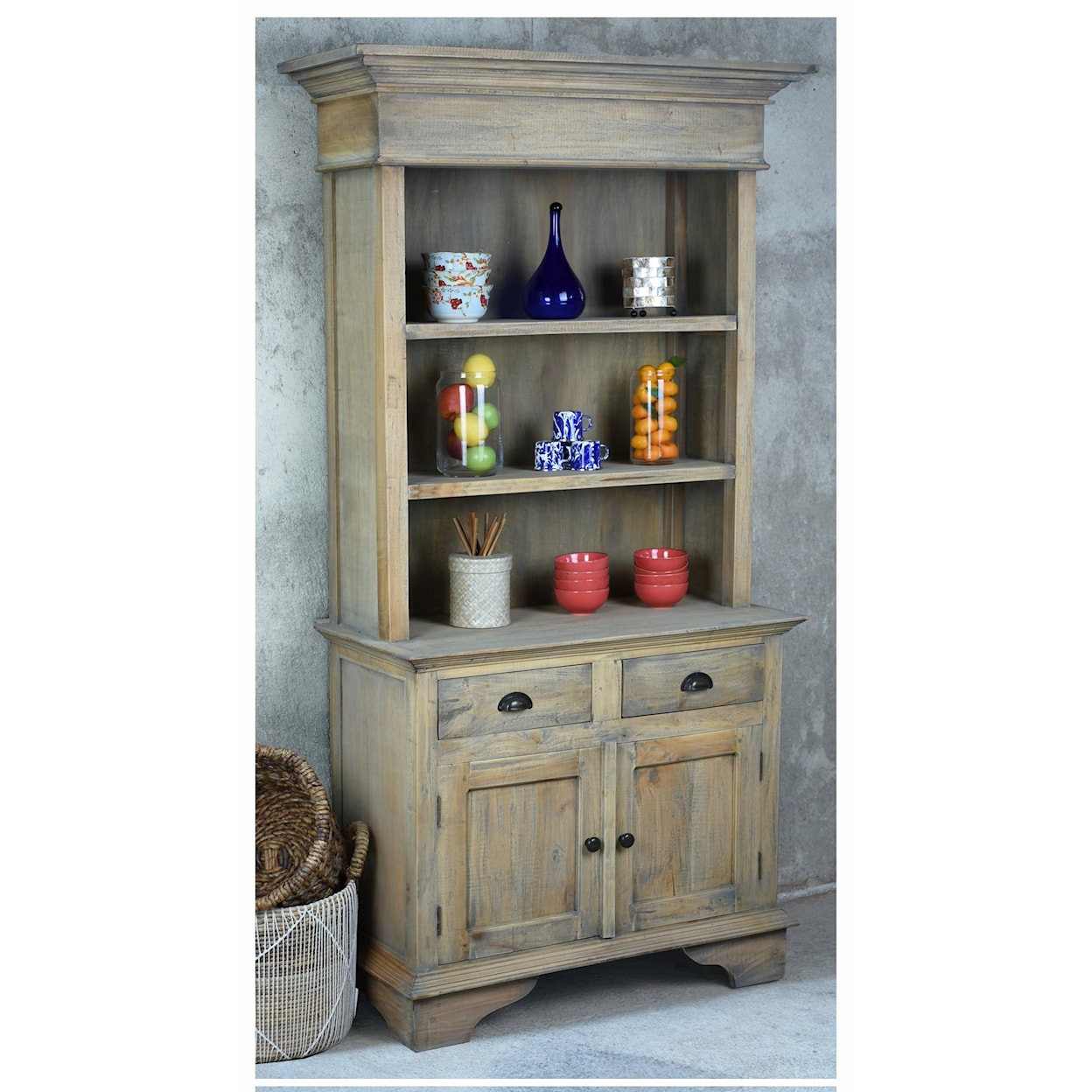 Pacific Paladin Imports ARMOIRE DriftWood Armoire