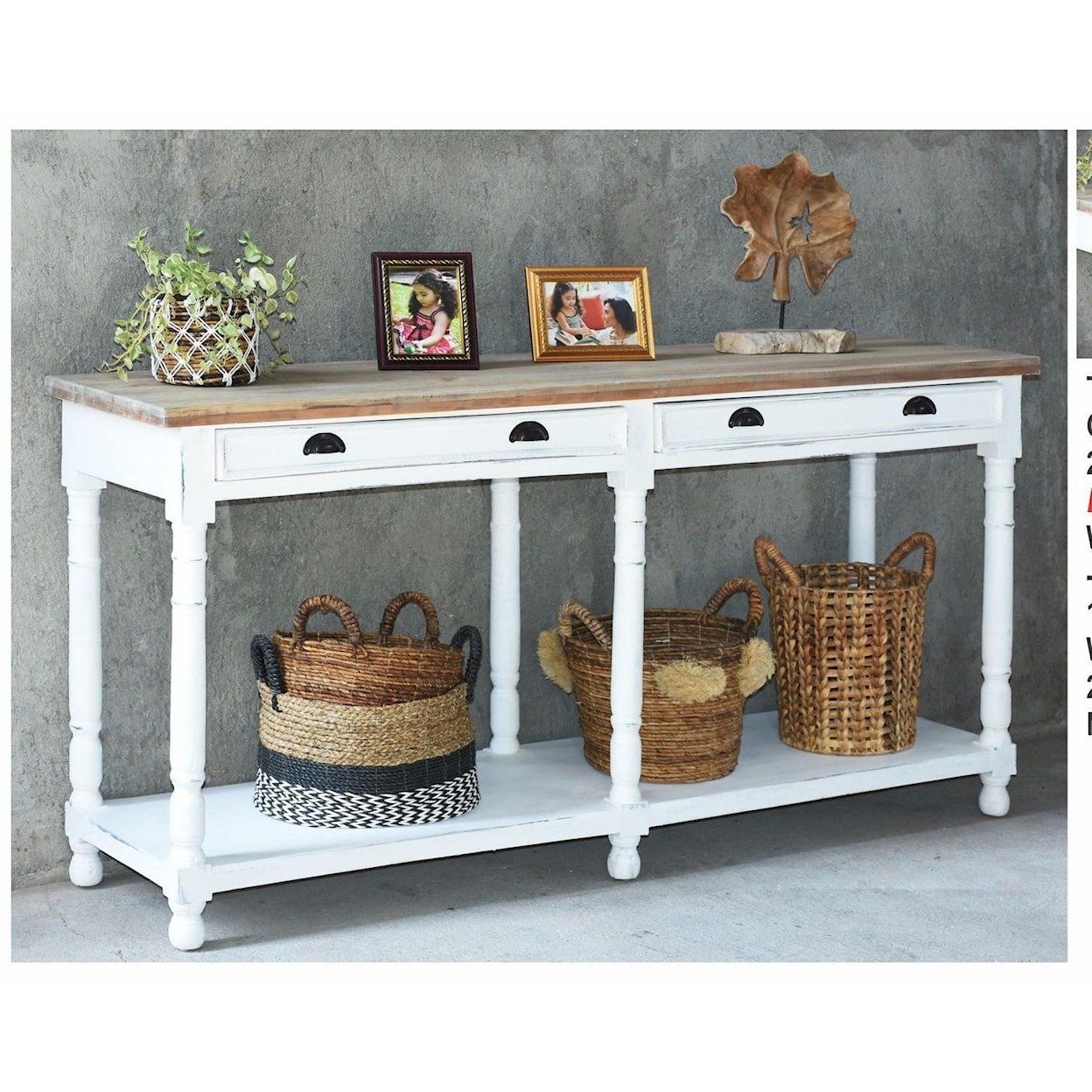Pacific Paladin Imports Occ Tables and Consoles Console Table