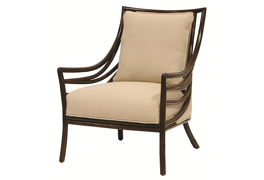Accent Chairs by Palecek Crescent Lounge Chair by Palecek at Alison Craig Home Furnishings