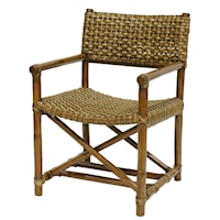 Woven Rattan Side Chair