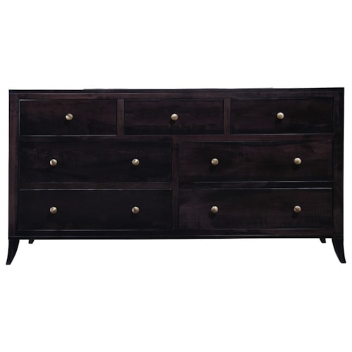 Contemporary Seven Drawer Dresser