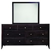 Mavin Adrienne PW Dresser and Mirror Set