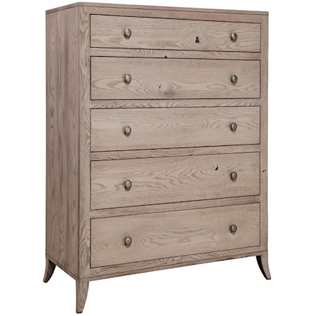 Contemporary Chest with Five Drawers
