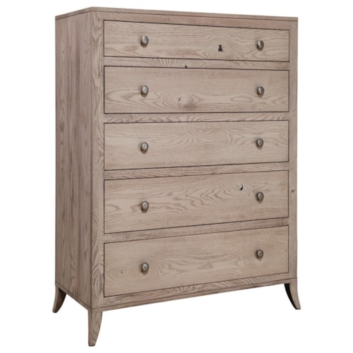 Contemporary Chest with Five Drawers