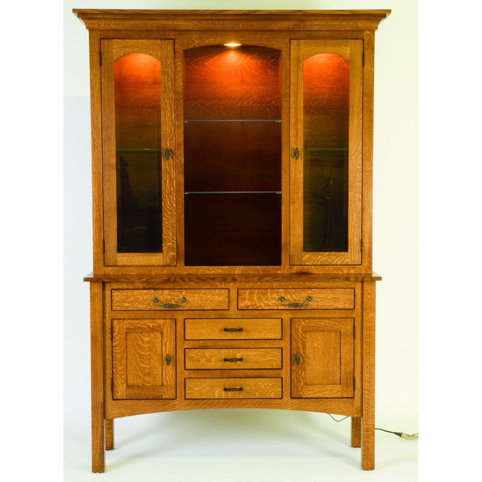 Customizable Dining Buffet and Hutch