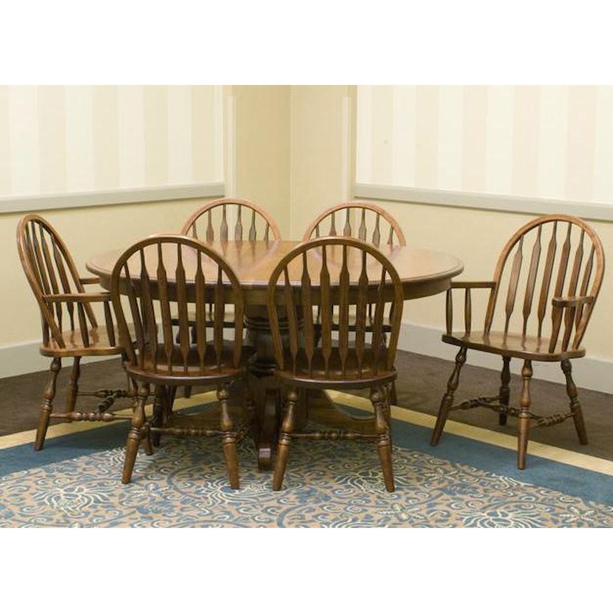 Mavin Jr. Bowback Group Customizable 7 Pc. Table & Chair Set