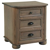 Casual Night Stand with Storage