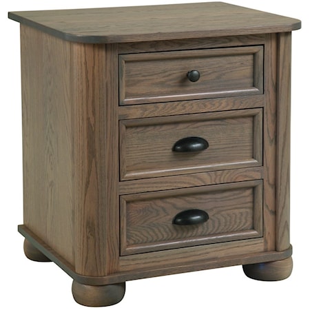 Casual Night Stand with Storage