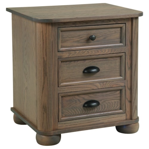 Casual Night Stand with Storage