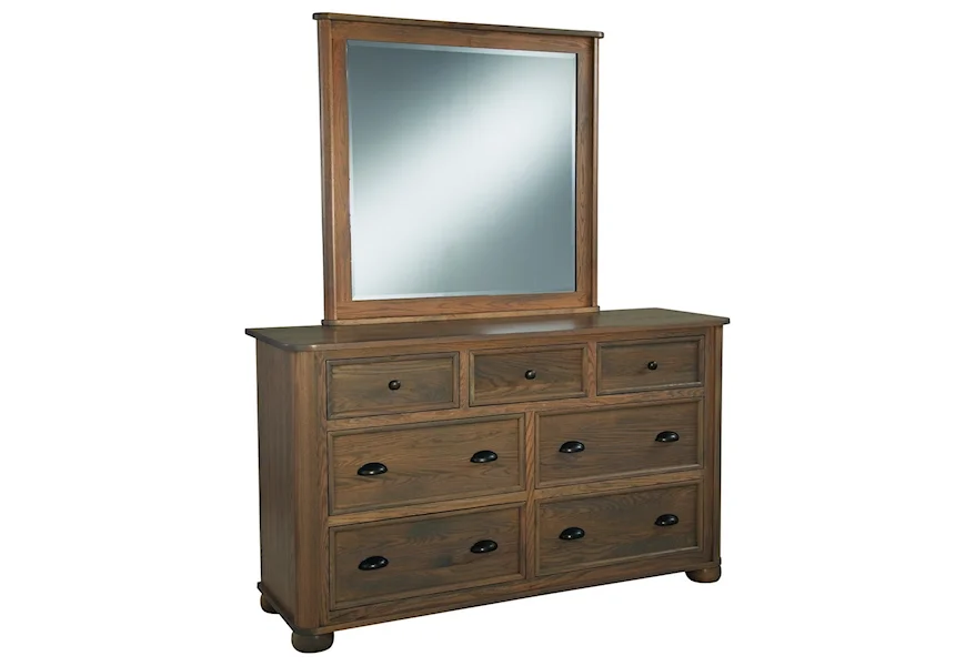 Kingsport Dresser and Mirror Set by Mavin at SuperStore