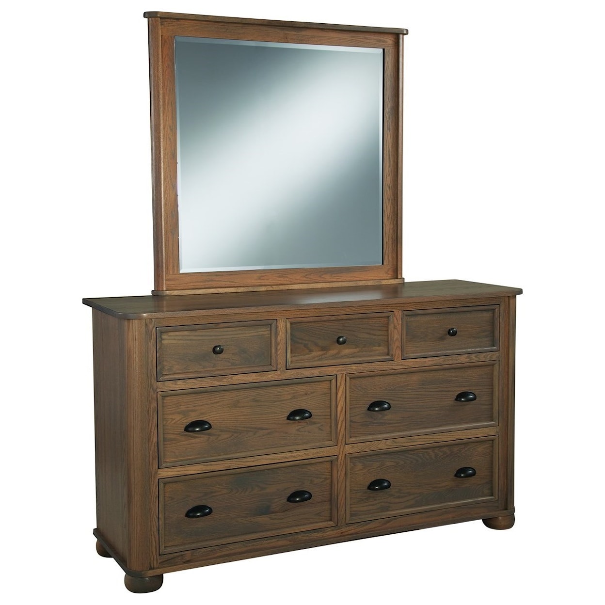 Mavin Kingsport Dresser and Mirror Set
