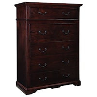 Traditional Six Drawer Chest