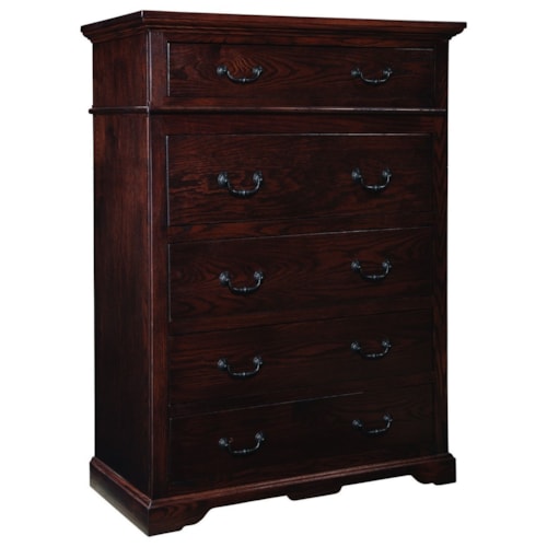 Traditional Six Drawer Chest