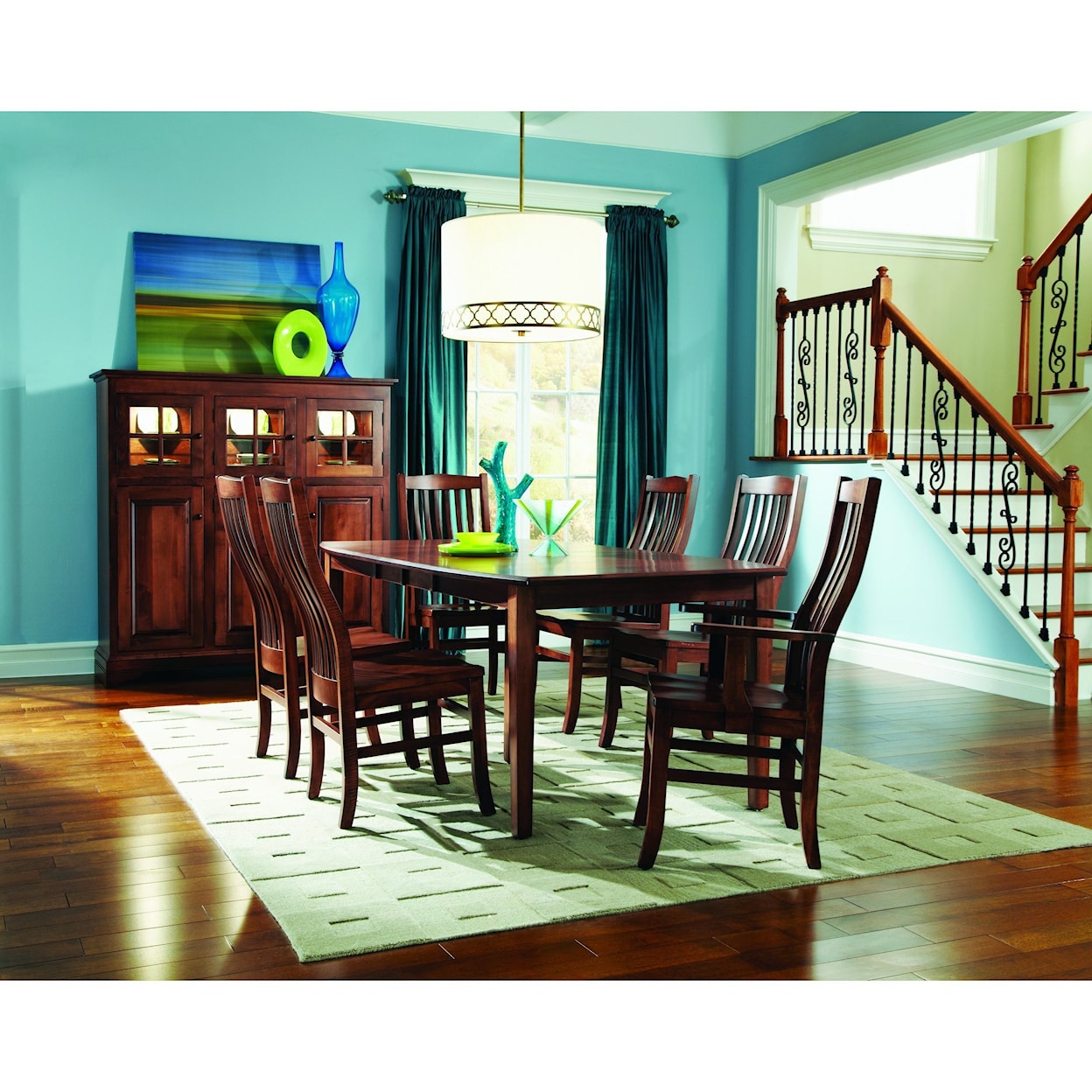 Mavin Prestige Customizable 7 Piece Table Set