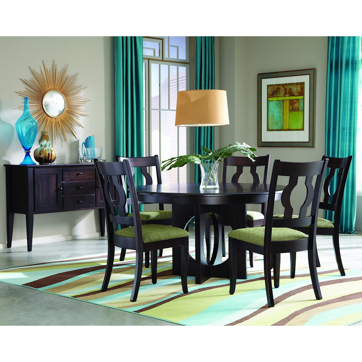 Mavin Single Metro Customizable Dining Table