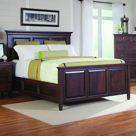 Queen Panel Bed