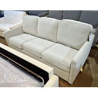 Contemporary Sofa Sleeper with Heat Control Queen Mattress