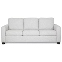 Casual Queen Sofa Sleeper with Track Arms