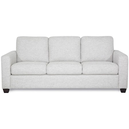 Casual Queen Sofa Sleeper with Track Arms