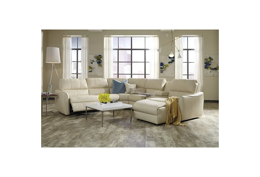 Arlo Sectional Sofa by Palliser at Esprit Decor Home Furnishings