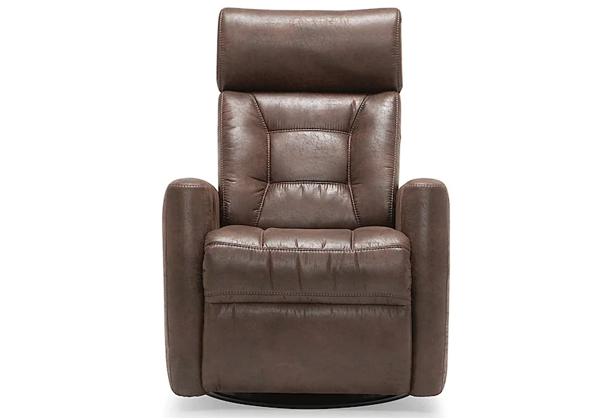 Baltic Power Swivel Gliding Recliner by Palliser at Howell Furniture