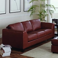 Three Seat Stationary Upholstered Sofa