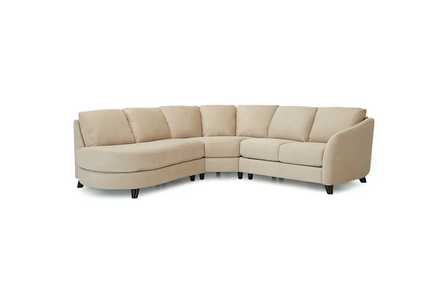 Alula 70427 Sectional Sofa by Palliser at Howell Furniture