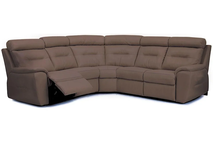Arlington Traditional Reclining Sectional Sofa by Palliser at Howell Furniture