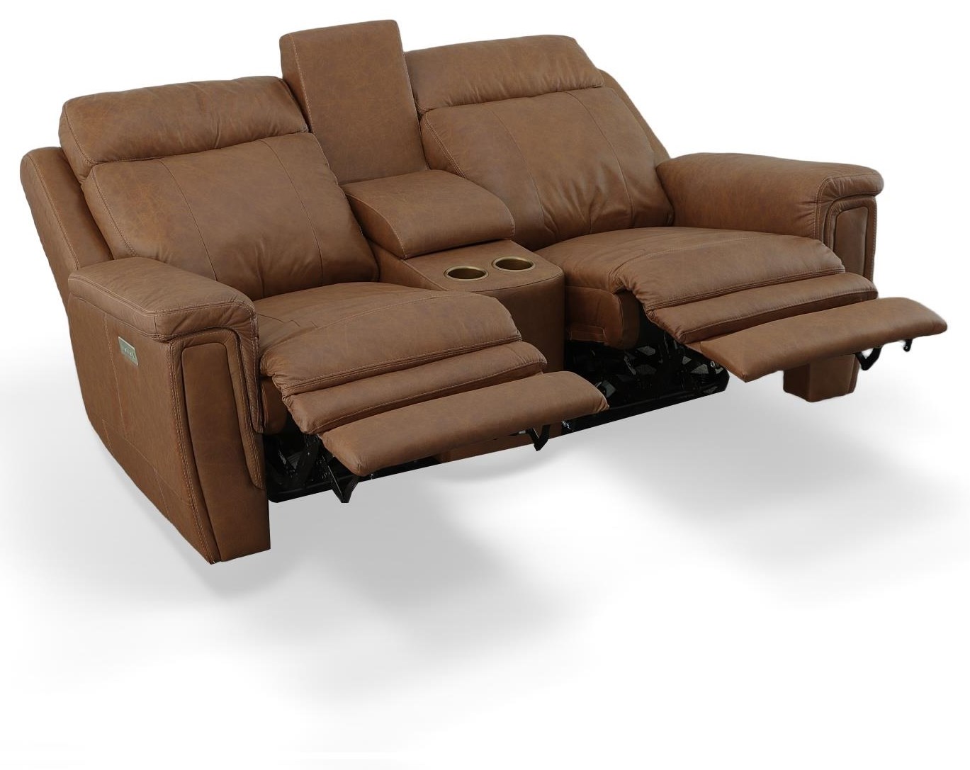 Power Reclining Console Loveseat