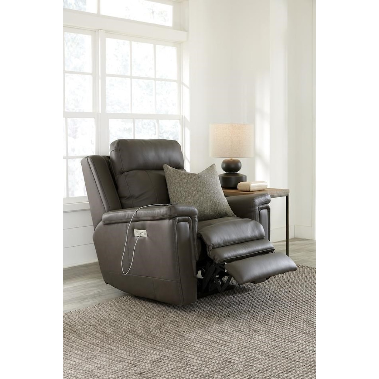 Palliser Asher Wallhugger Power Recliner w/ Pwr HR & Lumbar