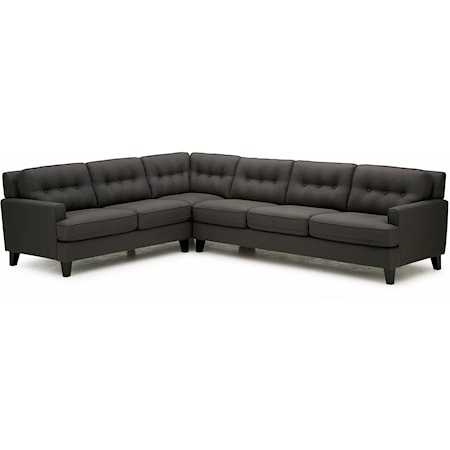 Two Piece Sectional Sofa with RHF Sofa Split